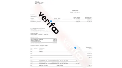 BBVA Bank Statement Template PSD