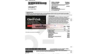 Spain Mobile Service Facture Template in word And PDF Format