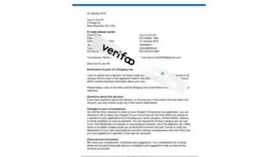 Australia e-visa Word and PDF template