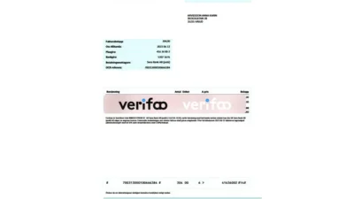 SwedenSVEA Bank AB Invoice Template in word and pdf format