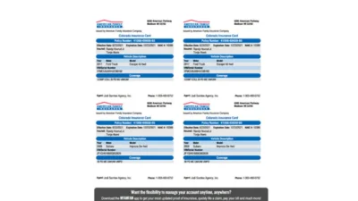 American Family Insurance Word And PDF Template