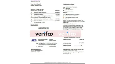 Algeria Algerian Energy Company Spa Template in word and pdf format