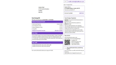 Huddle UK Utility Bill Template – A Customizable Guide in PDF and Word Format