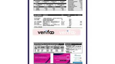 Ecuador Guayaquil Bank Credit‑Card Statement Template in Word and PDF Format