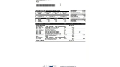 Ecuador Banco Guayaquil American Express Bank Statement Template