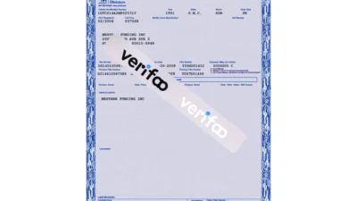 Arizona Car Title Template in Word And PDF format