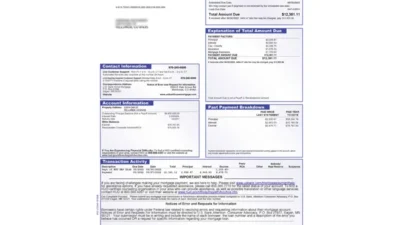 USbank Mortgage Statement Template