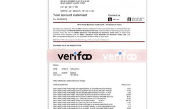 USA BB&T Statement Template