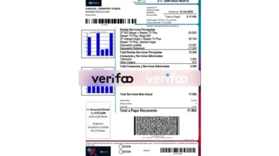 Chile Electronic Bill Template in Word and PDF Format