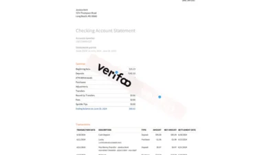 Chime Bank Statement Word And PDF Template (2024 Version)
