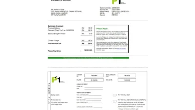 Malaysia Packet 1 Network Bank Statement Template (3 PDF)