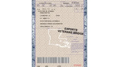 United States Louisiana Title Certificate Template in Word and PDF Format