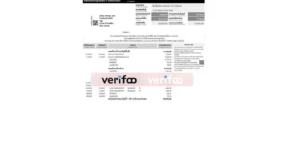 Thailand KTC Credit Card Statement Template