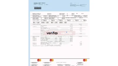 Master Card Statement Template