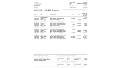 United Kingdom Starling Word And PDF Template version 2