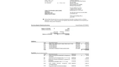 Union Bank of USA Statement