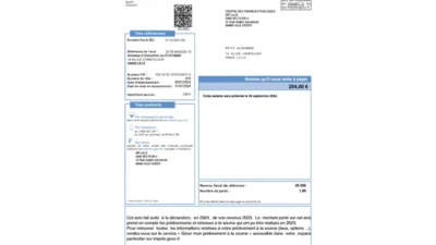 France Tax Income Template in Word and PDF Format