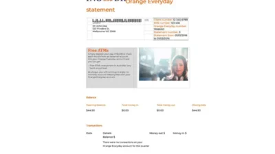 Europe|ING Bank Statement bank statement/KYC address proof word template