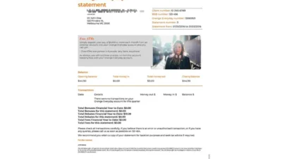 ING Bank Statement