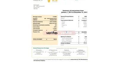 UK Aviva Annual Statement Template In Word And PDF Format