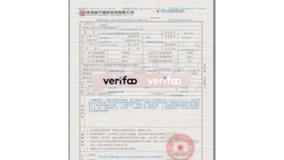 China Traffic Compulsory Insurance policy PSD template