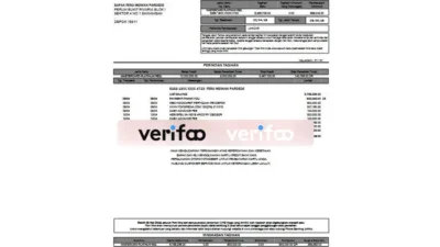 Indonesia CIMB Niaga Bank Statement Template