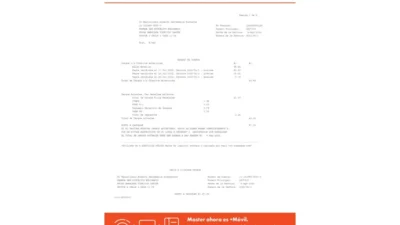 Panama Cable & Wireless Panama S.A. Utility Bill Word And PDF Template (2 Pages)