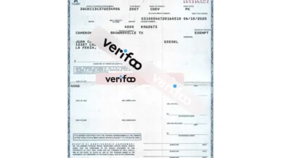 Texas Car Title Template in Word And PDF Format