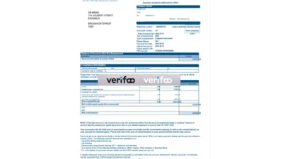 South Africa Income Tax Notice of Assessment in word and pdf format