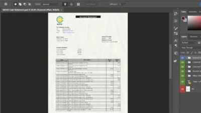 Movo Cash Statement Template in PSD format