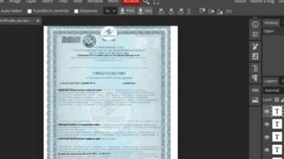 EurAsEC STATE REGISTRATION CERTIFICATE psd template