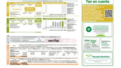 UK EDF Energy Electricity Bill Word And PDF Template (2 Pages)