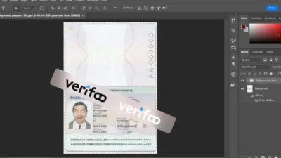 Myanmar Passport Psd Template