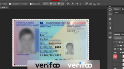 Netherlands ID Card Template in Psd Format