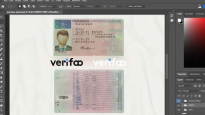 Germany DriverLicense PSD Template v3