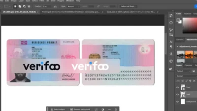 United Kingdom residence permit PSD template version 2
