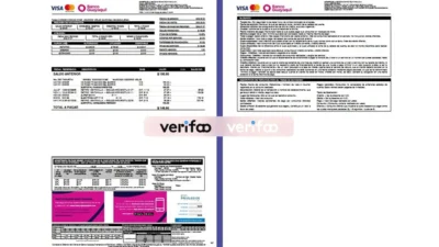 Ecuador Banco Guayaquil Account Statement Template in Word and PDF Format
