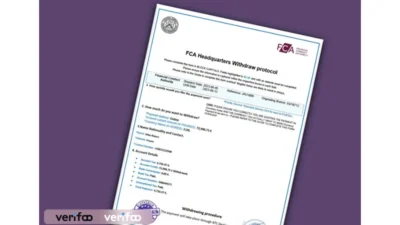 France FCA Withdrawal Protocol Guide Template in Word and PDF format