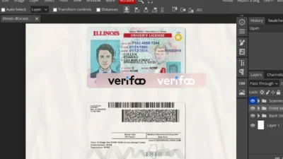 Illinois Driver License Psd V2