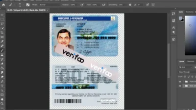 Australia Tasmania Driving Licence Template