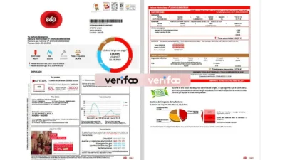 Spain EDP Utility Bill Template