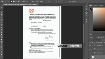 Covea Employer Liability Insurance PSD Template