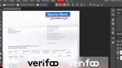 Sparda Bank Statement PSD Template