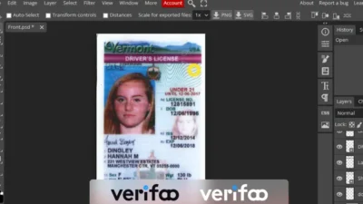 Vermont [U21] Driver License Psd Template