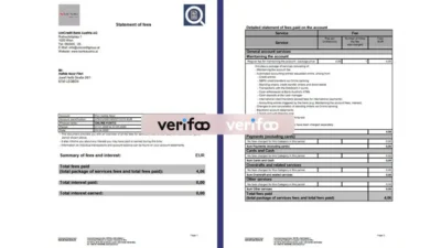UniCredit Bank Austria AG Statement Template