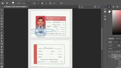 Libya Driver license PSD Template
