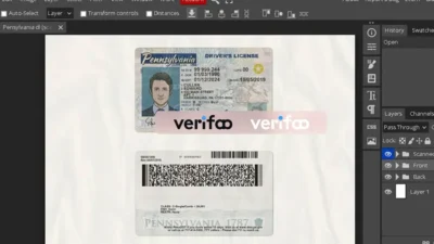 Pennsylvania Drivers License Template 2023 – PSD Format