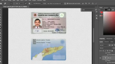 Timor Leste Driving License PSD Template