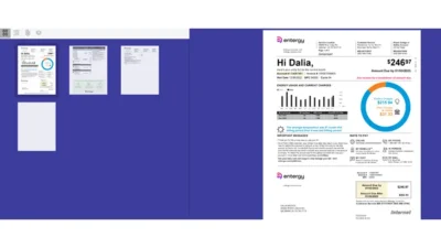 USA Entergy Louisiana Editable Utility Bill Template in Word and PDF formats 4 page