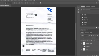 Germany TK Bill Psd Template